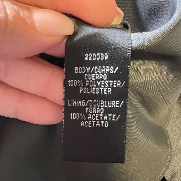 MONIQUE LHUILLIER Bridesmaids One Shoulder Pleated Slate Color A Line Dress - Picture 6 of 11